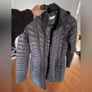 The North Face Charcoal Quilted Jacket